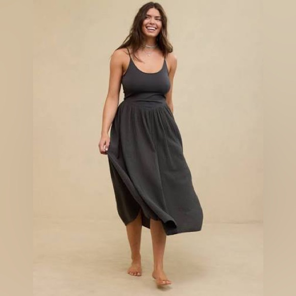 aerie Dresses & Skirts - Aerie Black Barre Dress